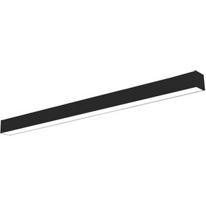 L-Line 2.48 inch Black LED Direct Linear Ceiling Light, Selectable Lumens, Selectable CCT