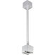 Signature 1 Light White Track Extension Rod Ceiling Light
