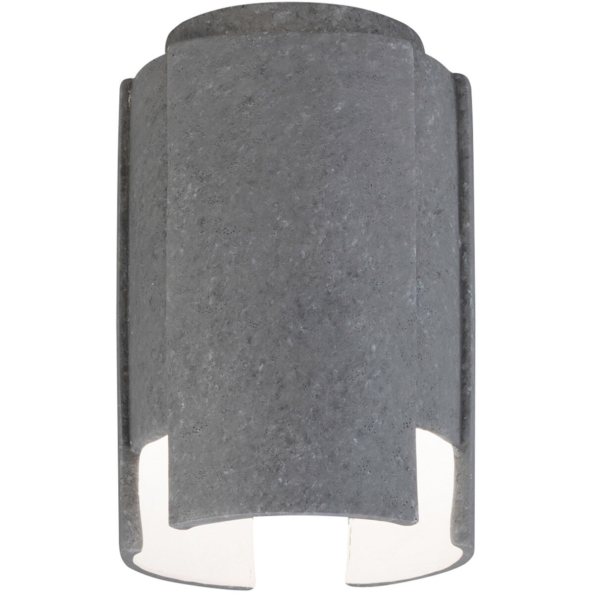 Radiance Collection LED 6.25 inch Celadon Green Crackle Outdoor Flush-Mount