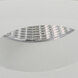 Iolite White with White Recessed Light in 3000K, 1000, Round Surface Gimbal