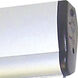 Architectural 1 Light Aluminum Exit / Emergency Ceiling Light in Single-Faced, Red / Mirror / Aluminum