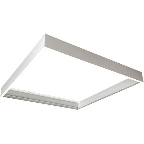 NPDBL Series White Surface Mounting Frame, For 2'x2' LED Backlit Panels
