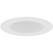 Pearl Warm White Reflector / Warm White Flange LED Round Retrofit Reflector in 3000K, 4" Retrofit