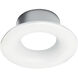 Iolite Can-Less Matte Powder White Recessed Trim
