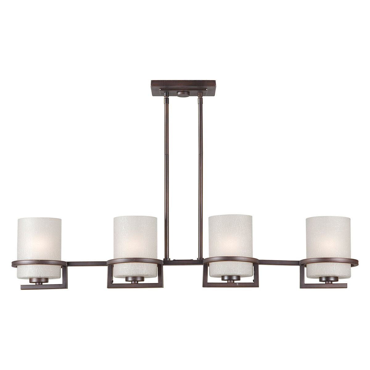 Signature 4 Light 40 inch Antique Bronze Island Pendant Ceiling Light