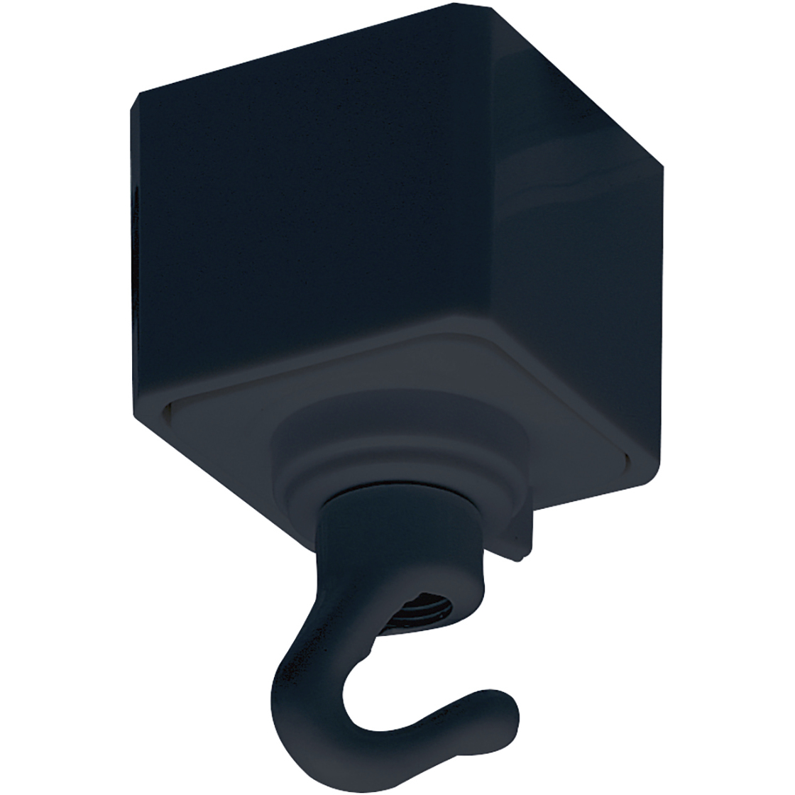 Aaliyah 1 Light Black Track Ceiling Light in H-Style
