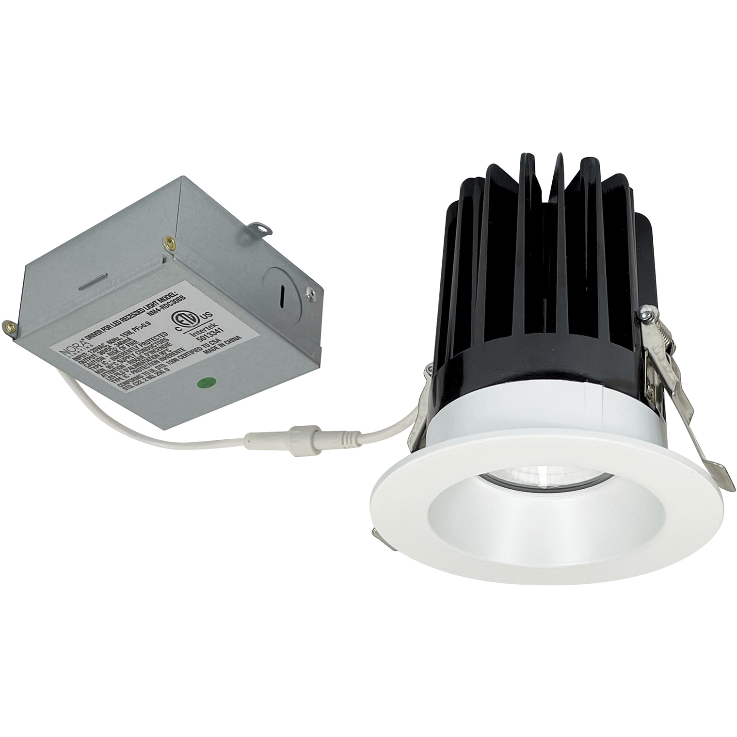 M4 Matte Powder White Round Downlight