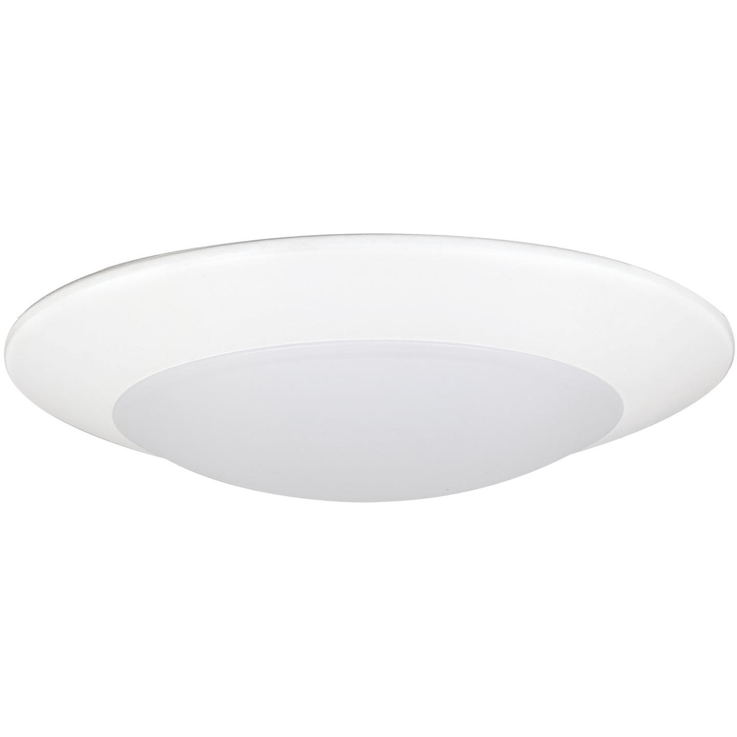 Disks 7.5 inch Matte Powder White Surface Ceiling Light in Selectable CCT (2700K / 3000K / 3500K / 4000K / 5000K)
