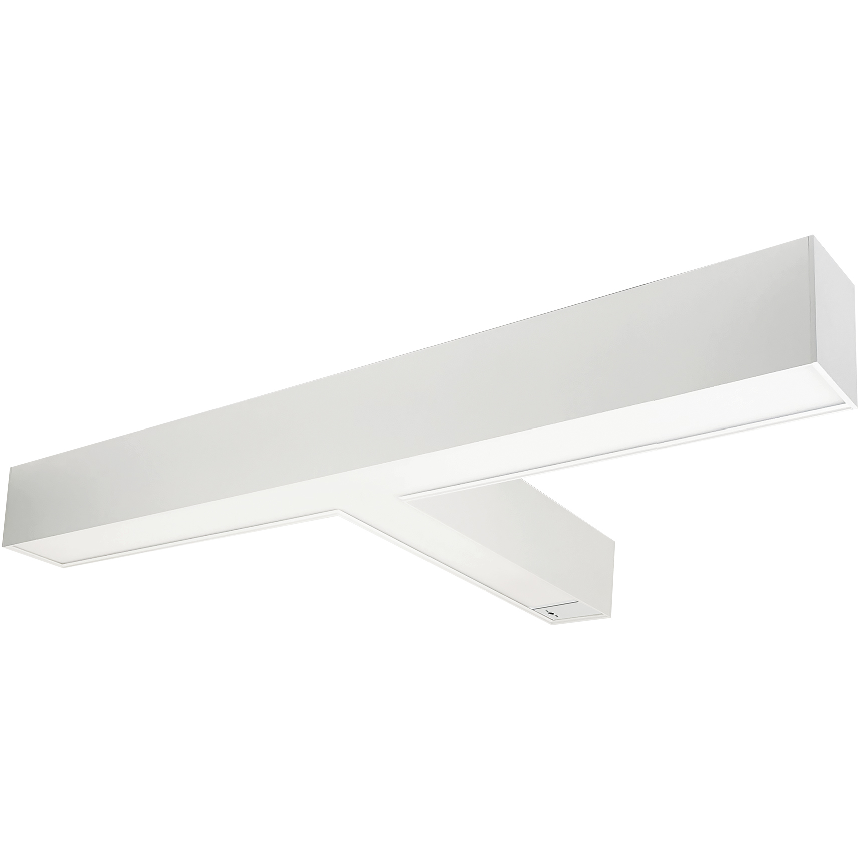L-Line LED 3.25 inch White LED Indirect/Direct Linear Ceiling Light, T-Shaped, Selectable CCT
