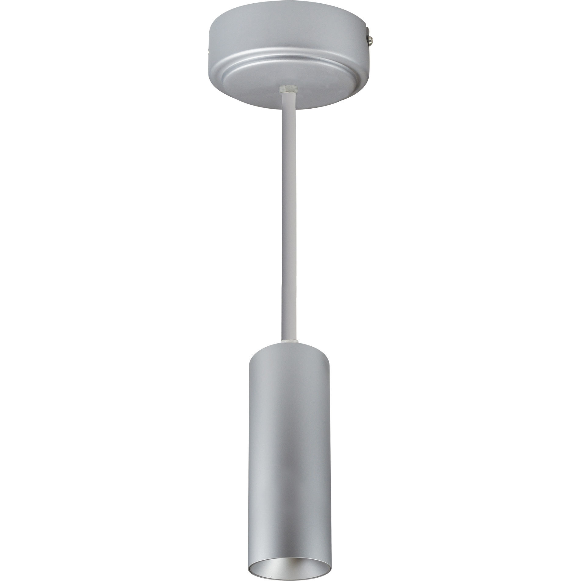 iLENE Silver Stem Mount Mini Cylinder Ceiling Light