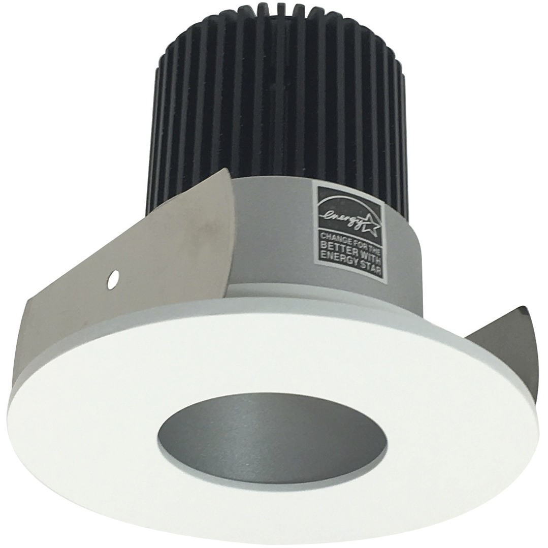 Iolite Haze with Matte Powder White Recessed Light in 2700K, 1000, Haze / Matte Powder White, Round Pinhole