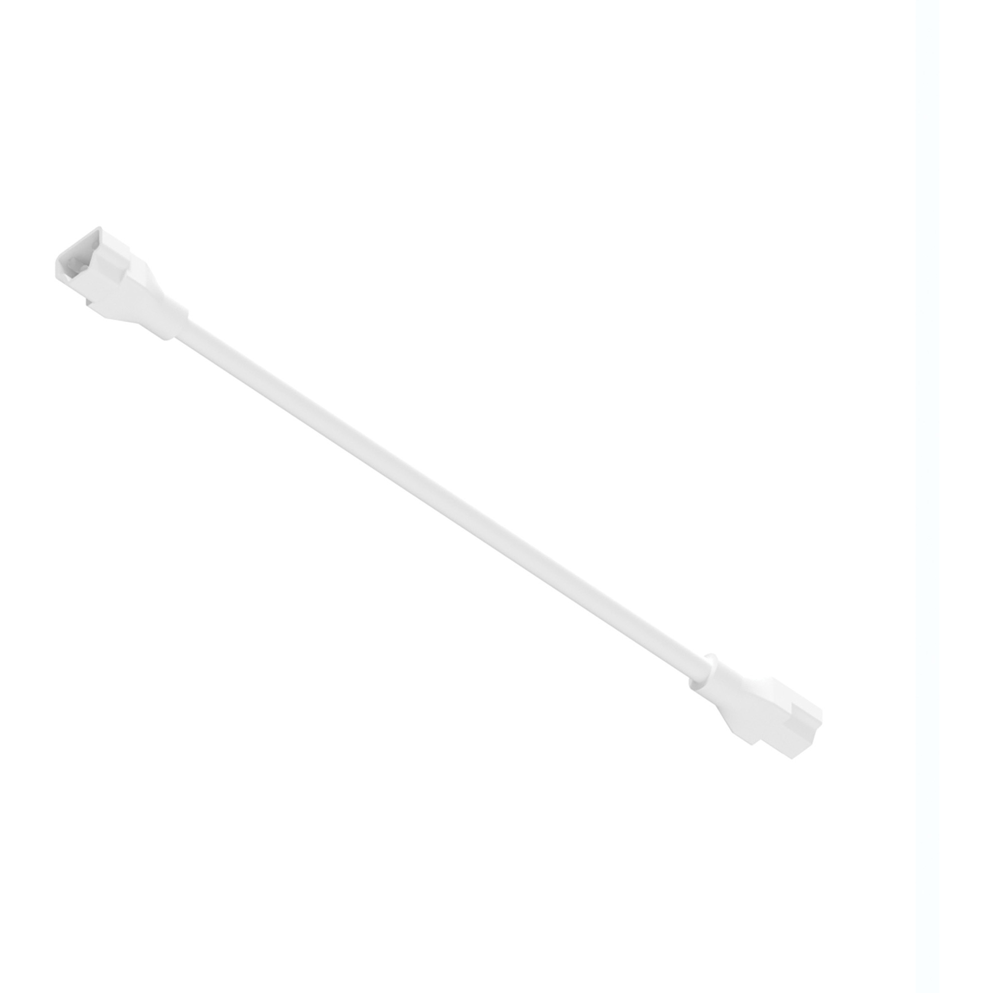 LEDUR 12 inch Matte Powder White Under Cabinet Jumper Cable