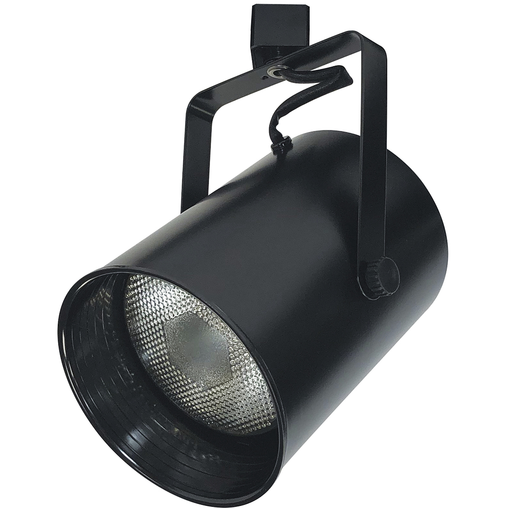 CYL 1 Light 120V Black Track Head Ceiling Light in H-Style