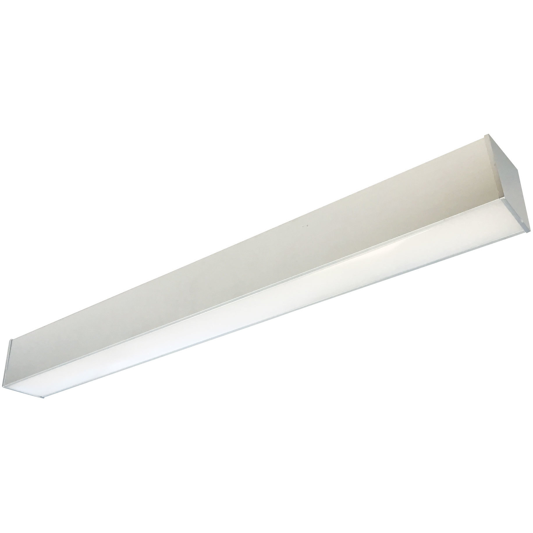 L-Line 1 Light Aluminum Linear Ceiling Light in 3500K