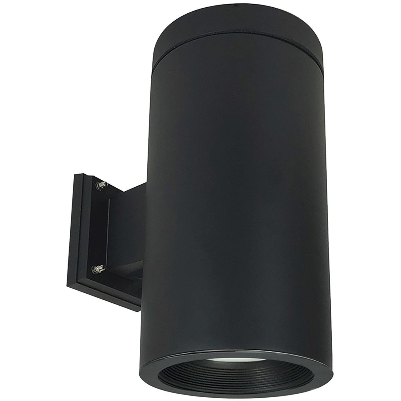 Cobalt LED Black Outdoor Wall Mount Cylinder