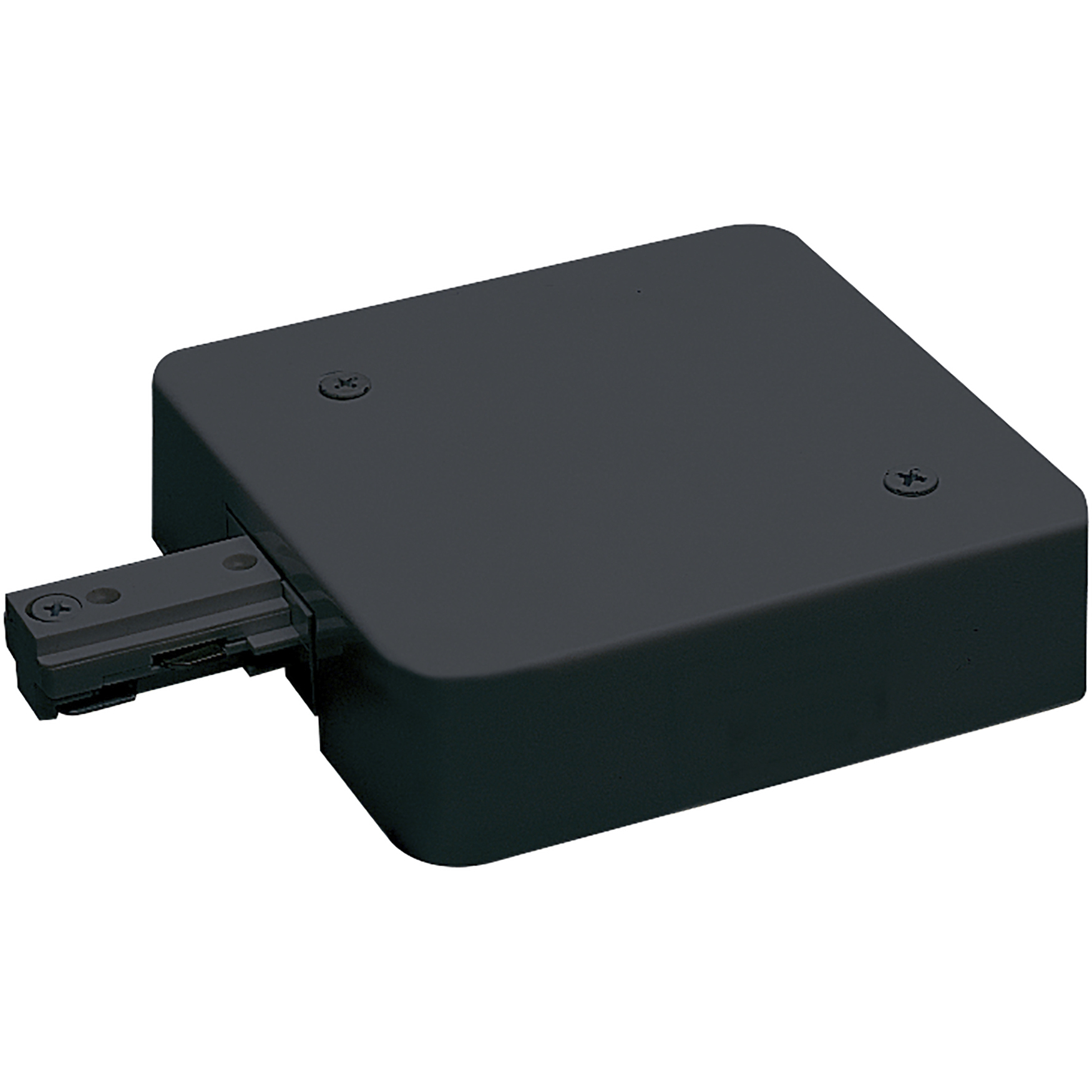 1-circuit 1 Light Black Live End Feed Ceiling Light, with Circuit Limiter