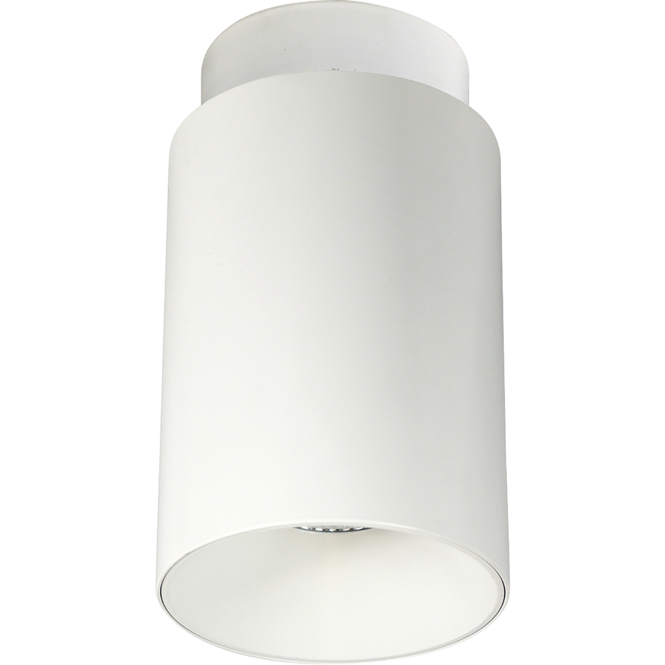 iLENE LED 5.5 inch White Surface Mount Mini Cylinder Ceiling Light in 2700K, 2000