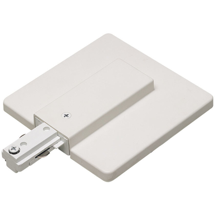 Aaliyah 1 Light White Track Ceiling Light, with Canopy