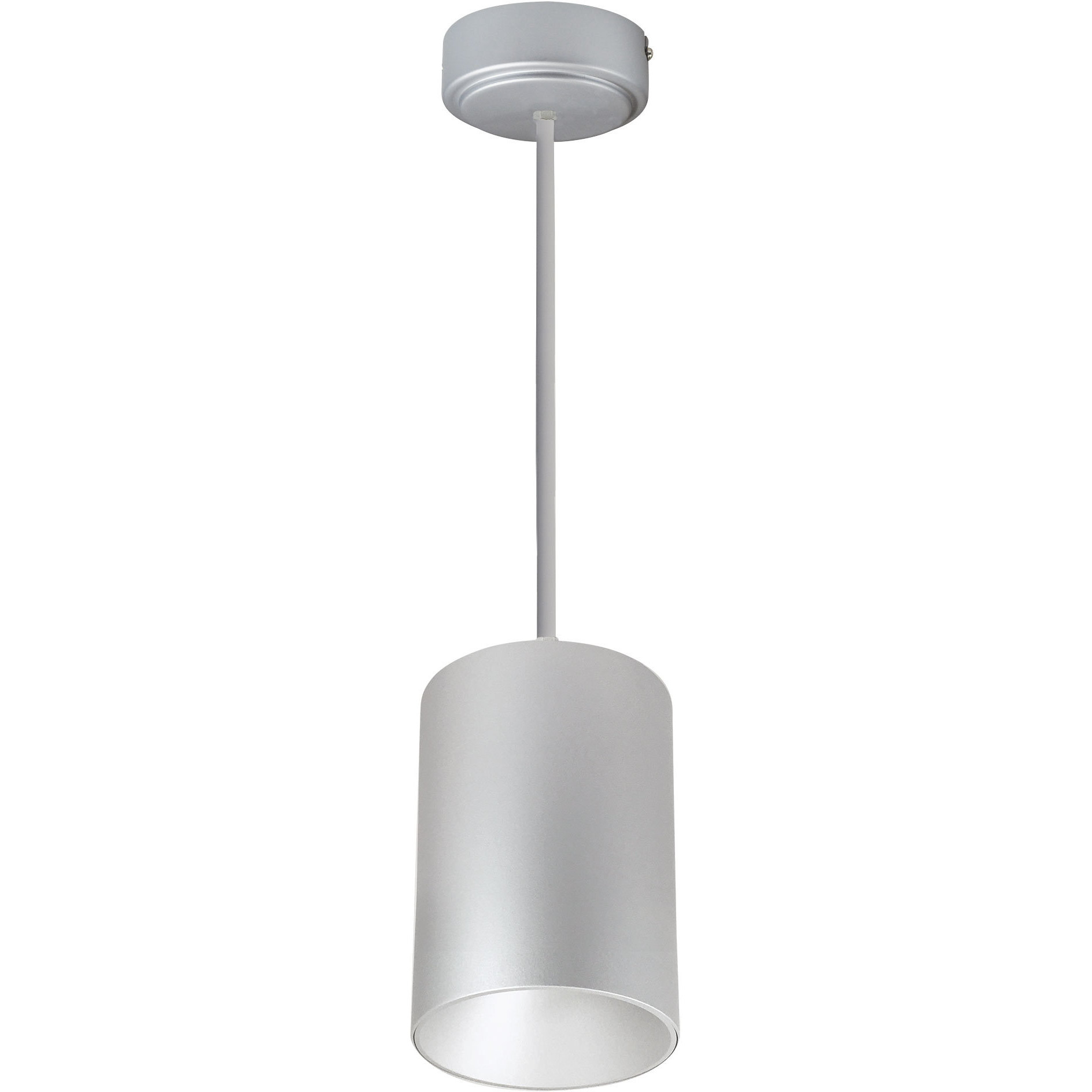 iLENE Silver Stem Mount Mini Cylinder Ceiling Light