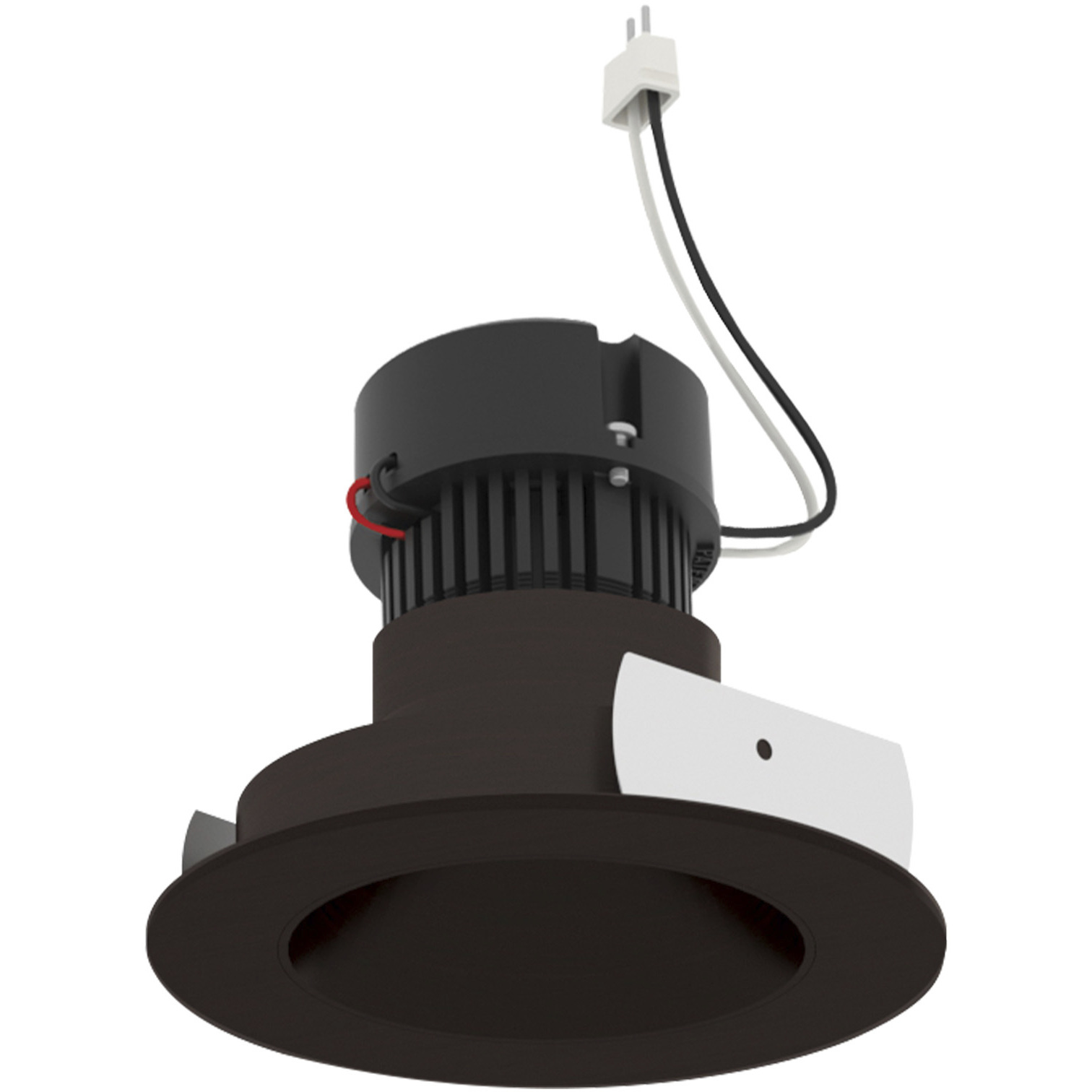 Pearl Bronze Reflector / Bronze Flange LED Round Retrofit Reflector in 4000K, 4" Retrofit