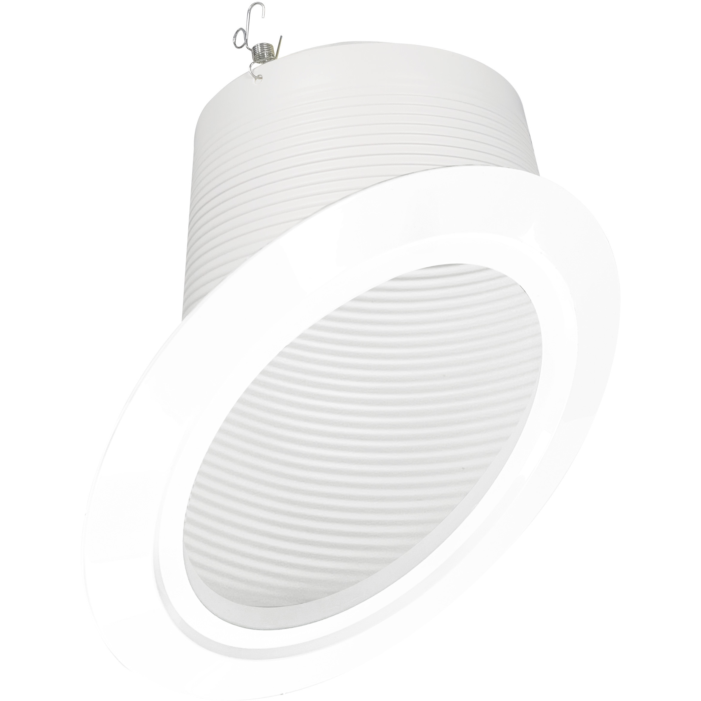 Super Sloped White Recessed Baffle Trim