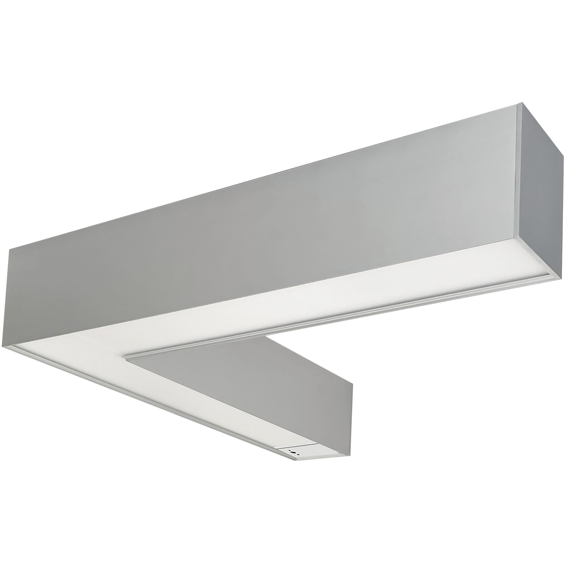 L-Line LED 3.13 inch Aluminum LED Indirect/Direct Linear Ceiling Light, L-Shaped, Selectable CCT