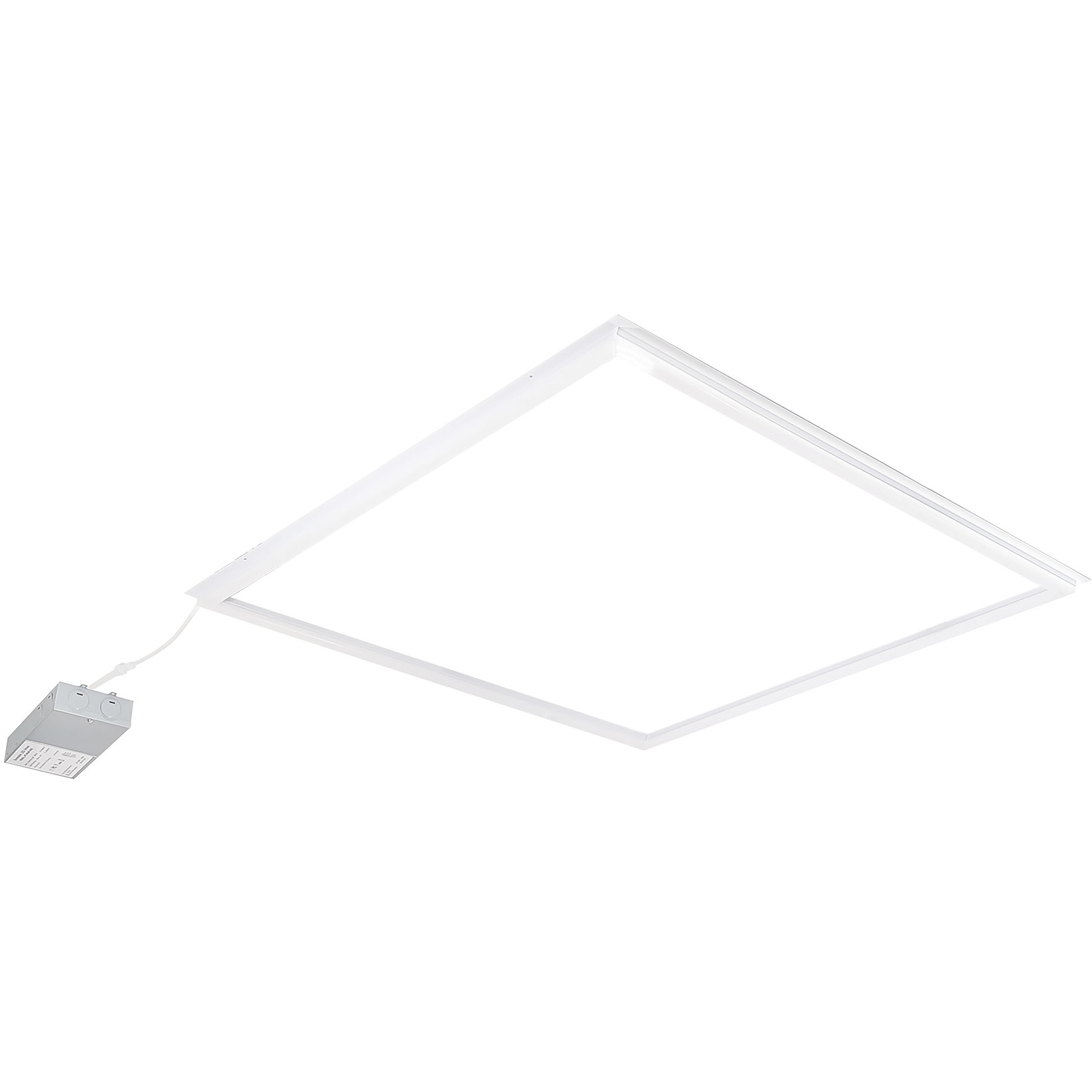 LED Frame 23.73 inch White Panel Ceiling Light
