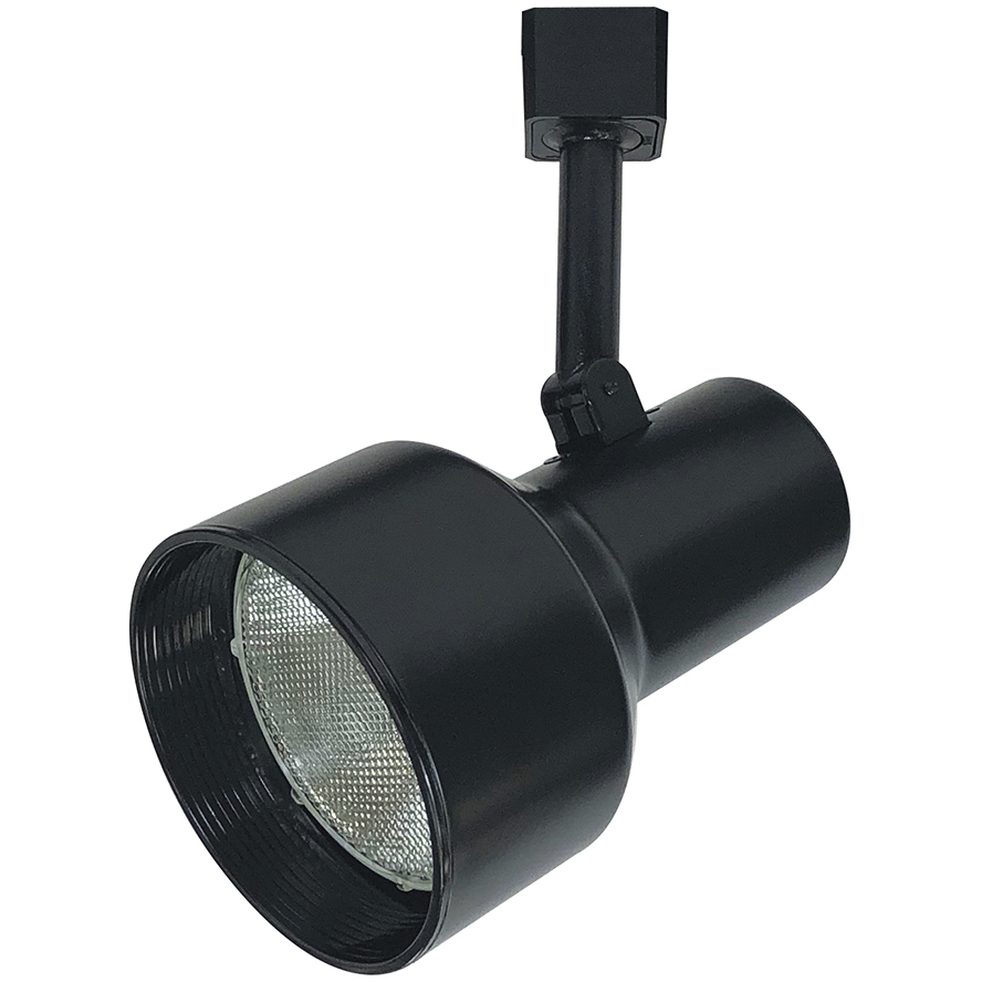 Aaliyah 1 Light Black Track Ceiling Light, H-Style