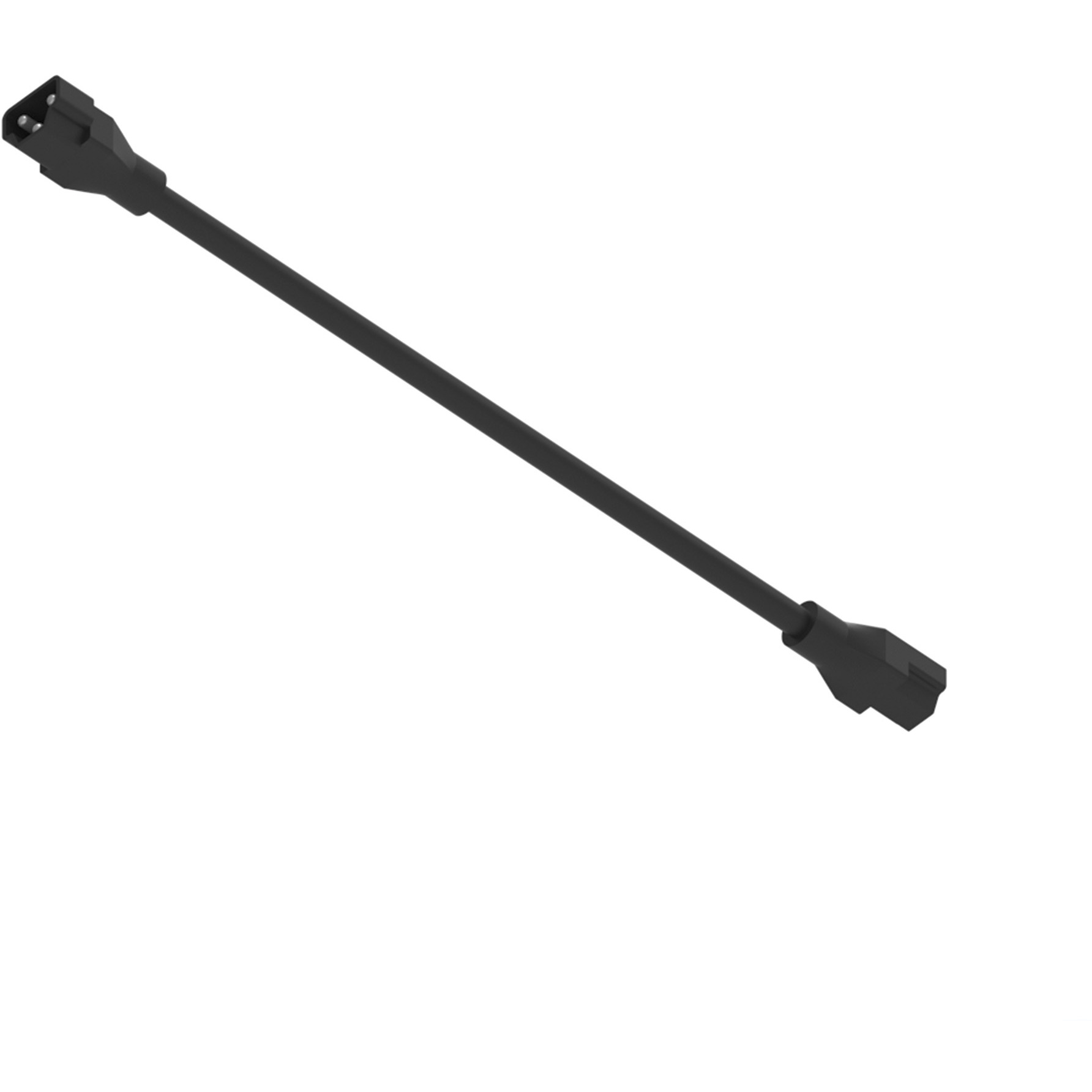 LEDUR 12 inch Black Under Cabinet Jumper Cable