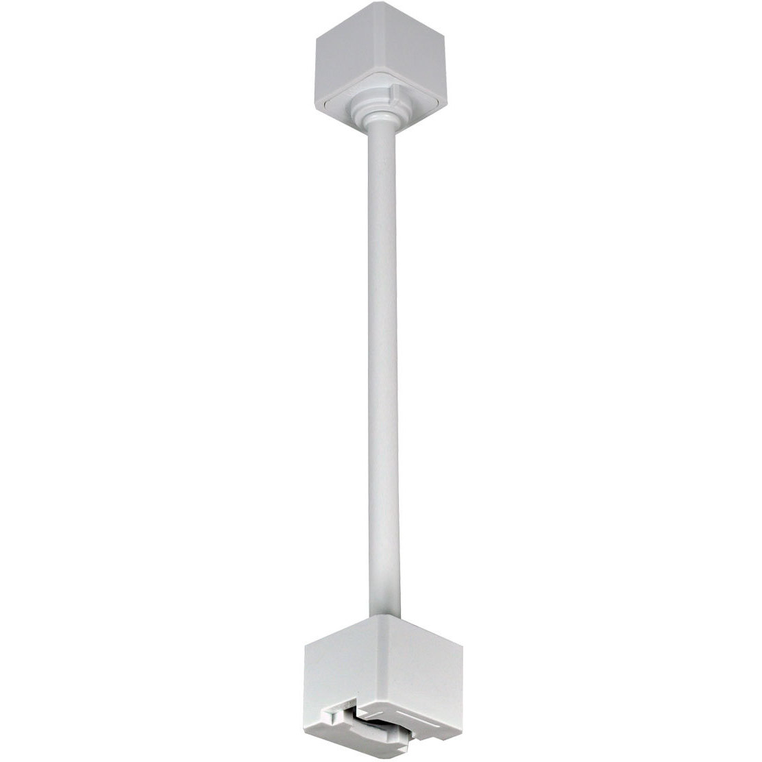 Signature 1 Light White Track Extension Rod Ceiling Light